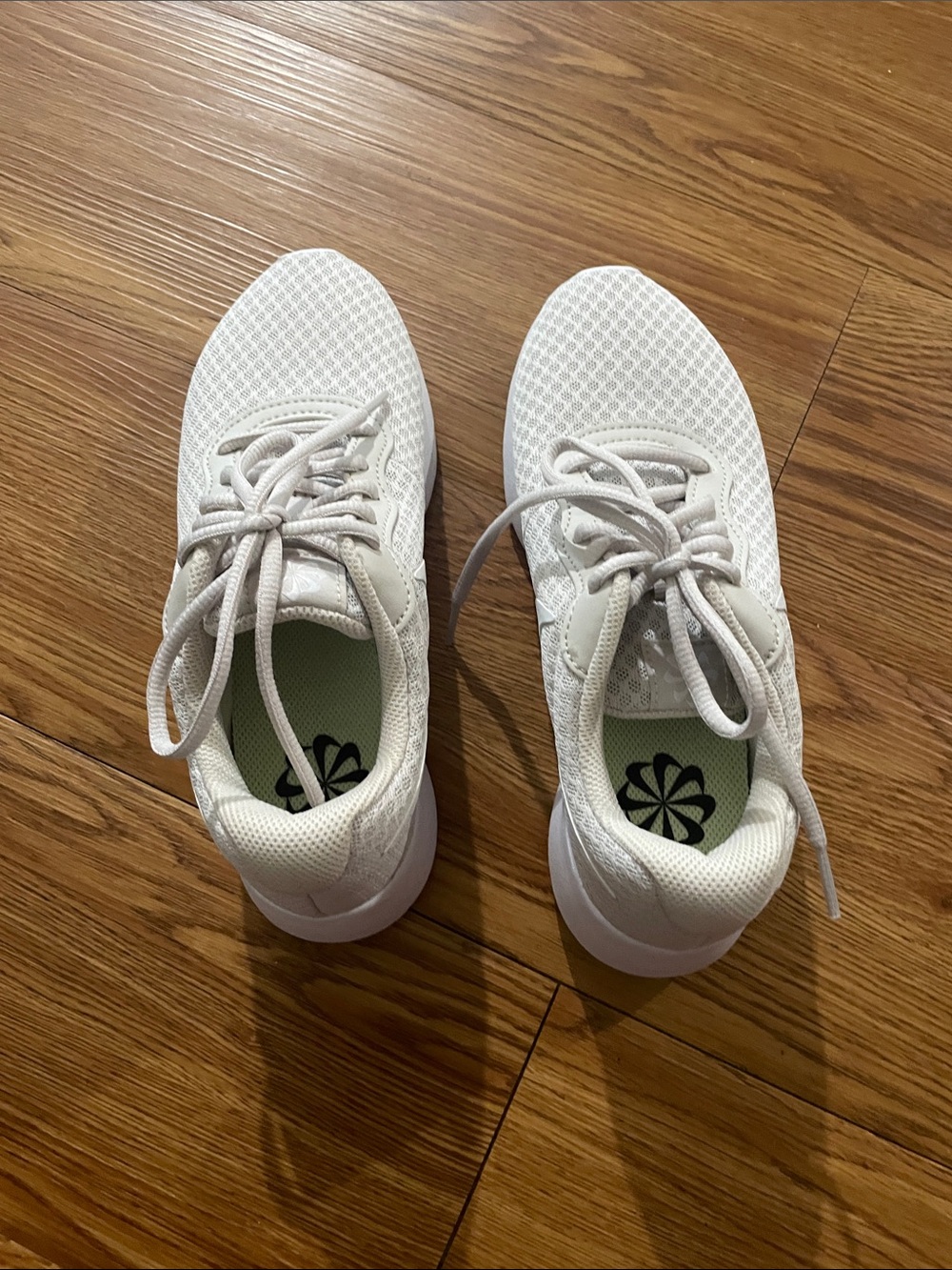 Nike Women's White Mesh Athletic Sneakers